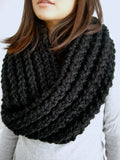 READY TO SHIP! Adult Emilia XL Scarf, Denim/Barley