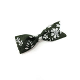Petal Bow, Liberty Olive Floral (Organic)