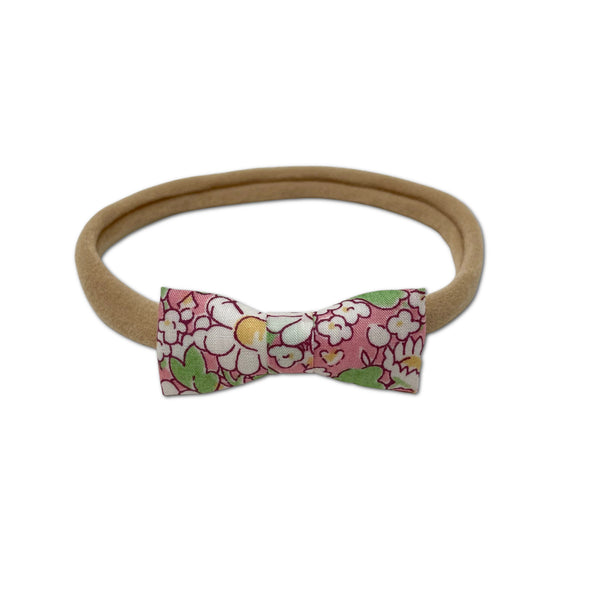 Itty Bitty Bow, Liberty Pink Daisies