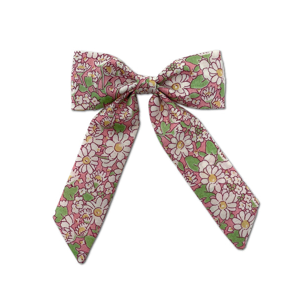 Classic Bow, Liberty Pink Daisies