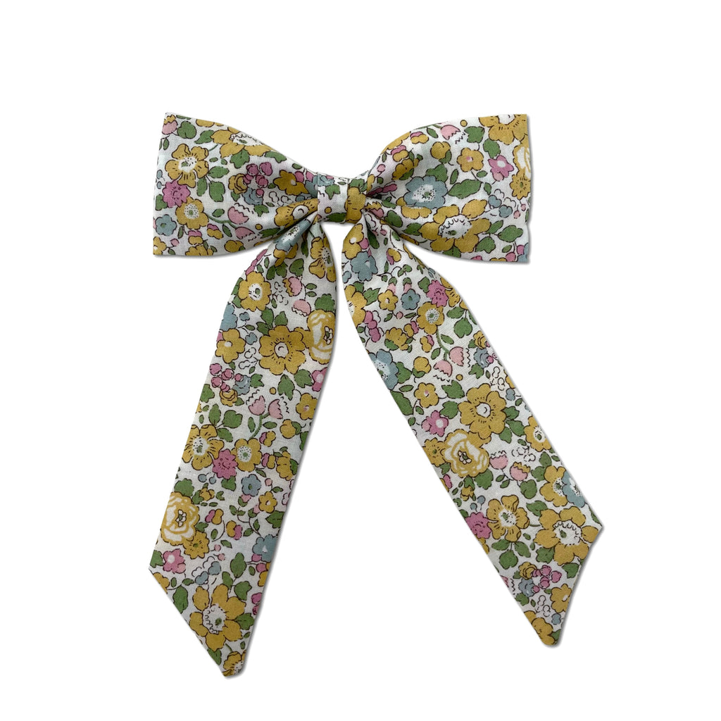 Classic Bow, Liberty Muted Yellow Floral
