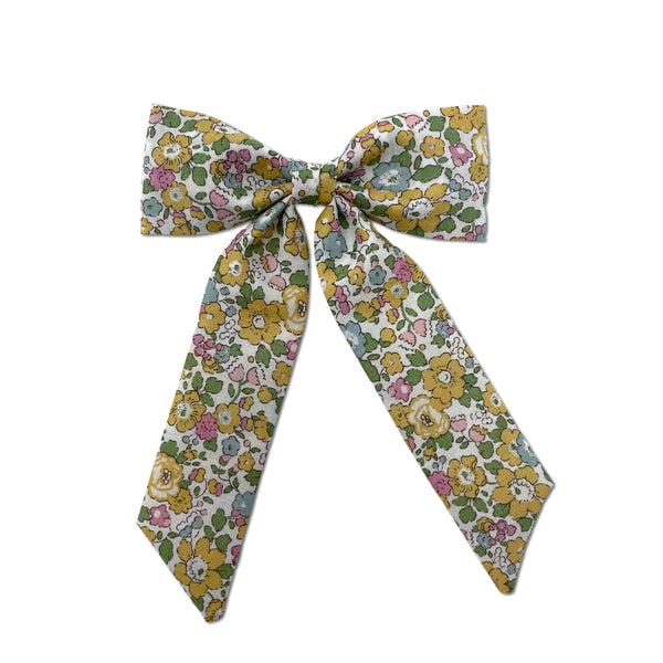 Classic Bow, Liberty Muted Yellow Floral