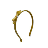 SALE Glitter Velvet Headband, Yellow