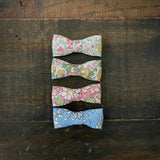 Itty Bitty Bow, Liberty Muted Yellow Floral