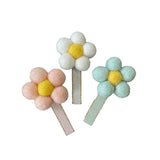 SALE Daisy Trio Set, Peach/White/Green