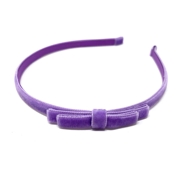 Velvet Headband, Lilac