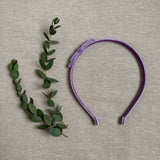 Velvet Headband, Lilac
