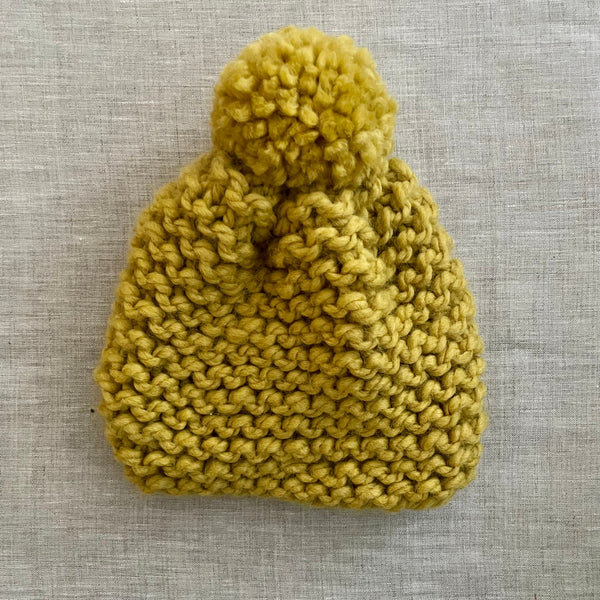 READY TO SHIP! Kids XS, Solid Hat in Mustard