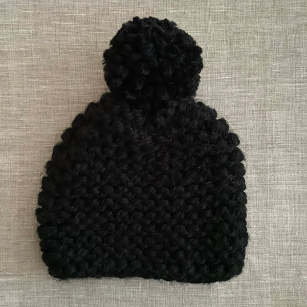 READY TO SHIP! Kids XS, Solid Hat in Black