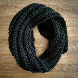 READY TO SHIP! Adult Cameron XL Scarf, Black