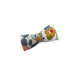 Itty Bitty Bow, Liberty of London Dusty Blue Floral