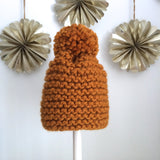 READY TO SHIP! Kids S, Solid Hat in Honey