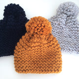 READY TO SHIP! Kids S, Solid Hat in Honey