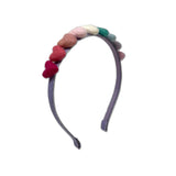Rainbow Hearts Headband, Purple