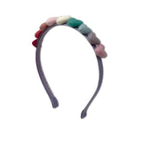 Rainbow Hearts Headband, Purple