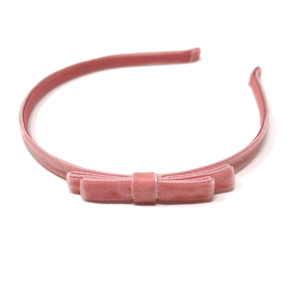 Velvet Headband, Pink