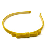 Velvet Headband, Mustard