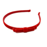 Velvet Headband, Red